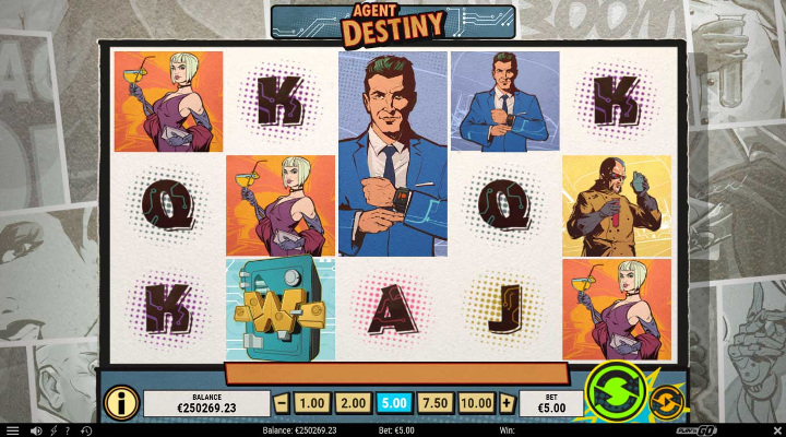 Agent Destiny Slot Screenshot